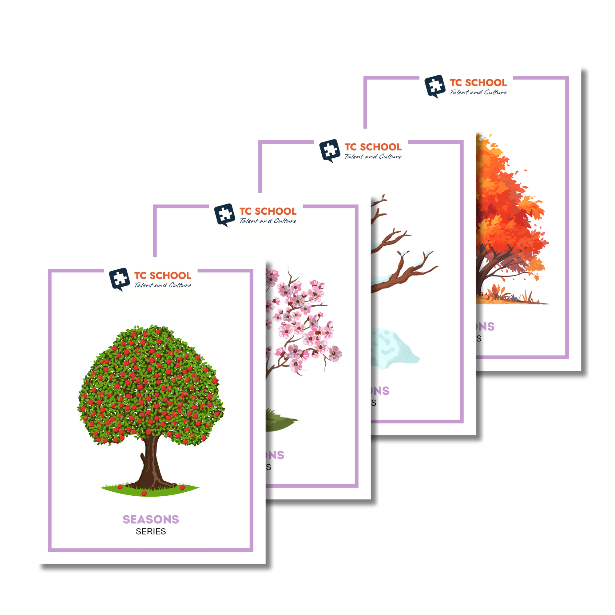Seasons flashcards con audio