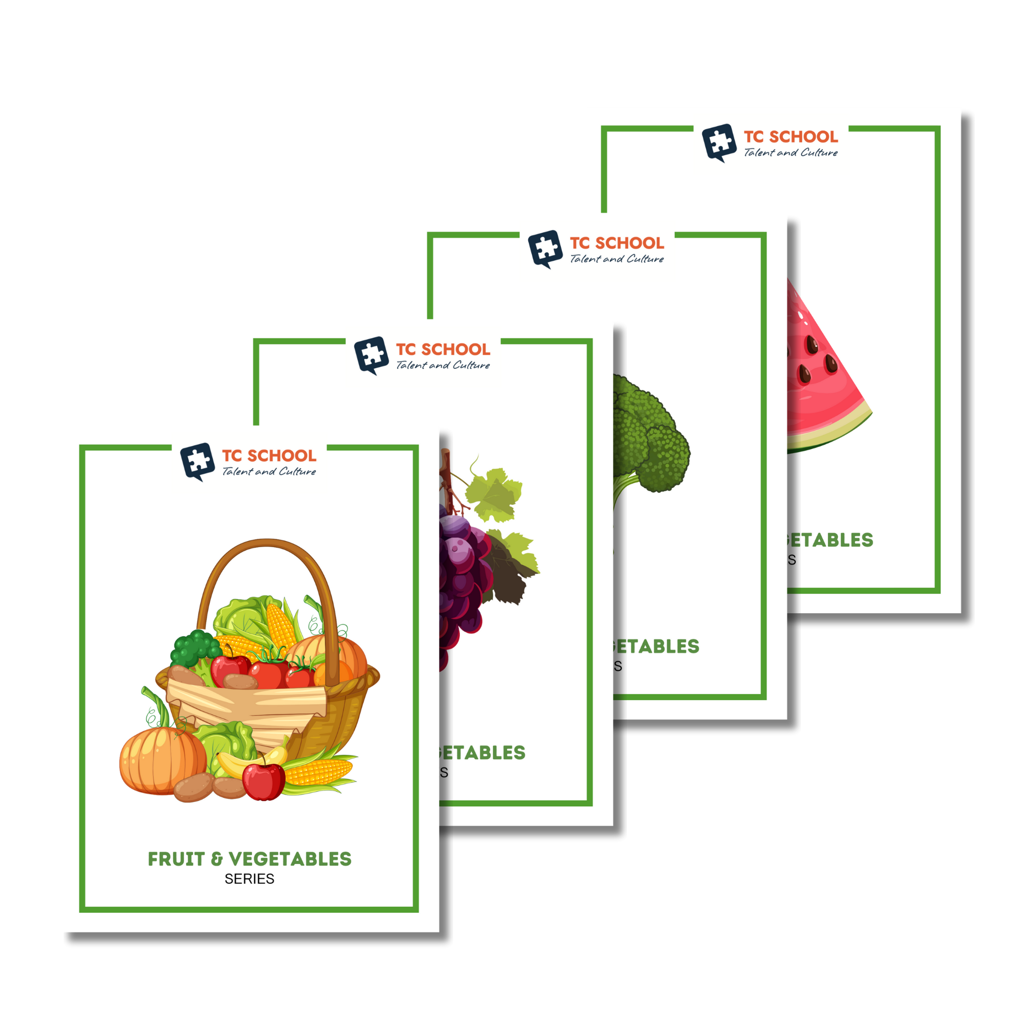 Fruits & Vegetables flashcards con audio